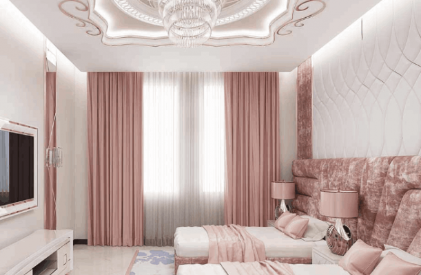 Vật liệu decor phòng ngủ màu hồng đẹp mê mẩn