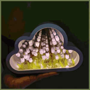 Đèn ngủ Tulip Mint Decor hình đám mây