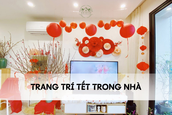 Trang trí Tết trong nhà